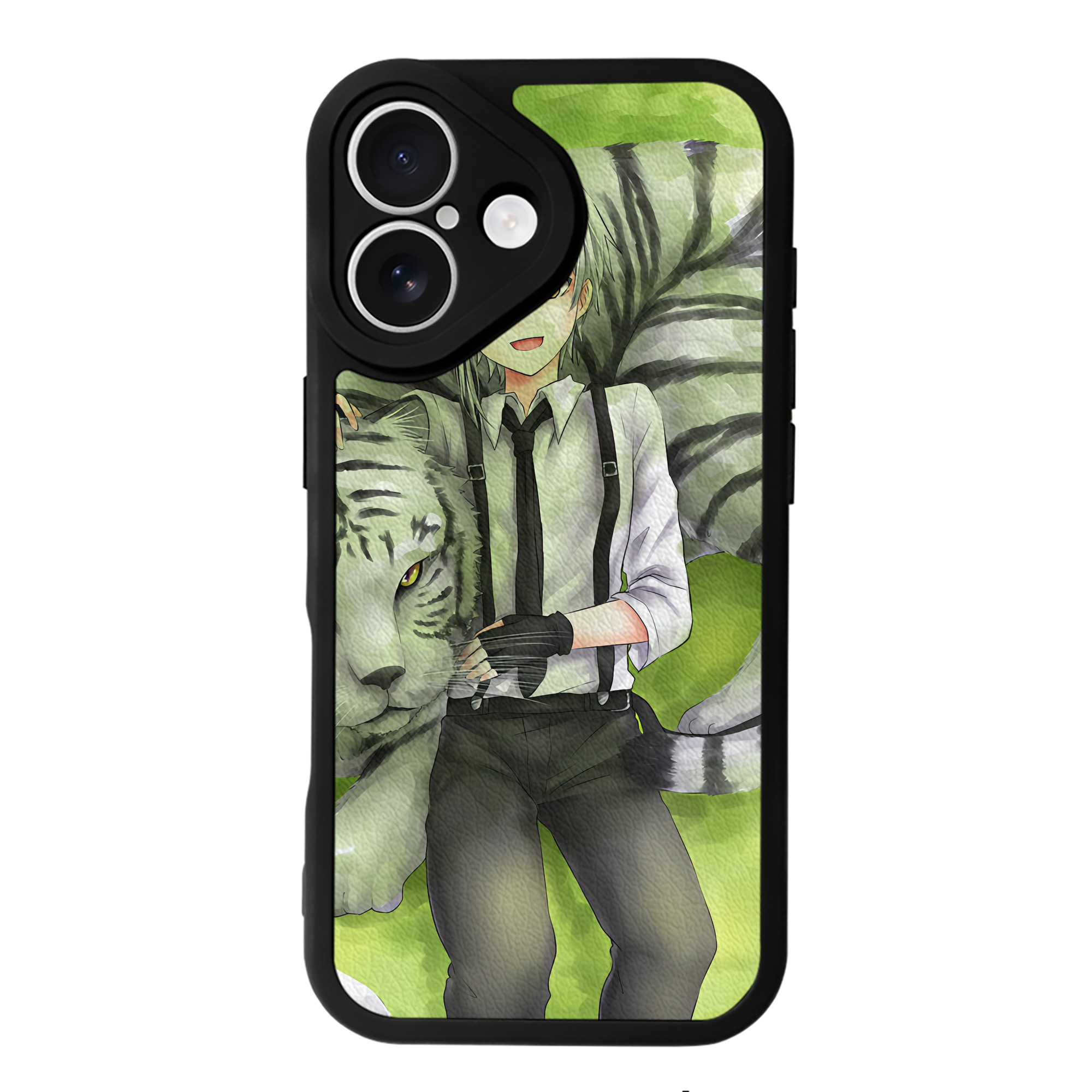 （画像用） 文豪ストレイドッグス Bungo Stray Dogs 【iPhone 16シリーズ対応】シリコンスマホケース（レザー調） 材質：シリコン